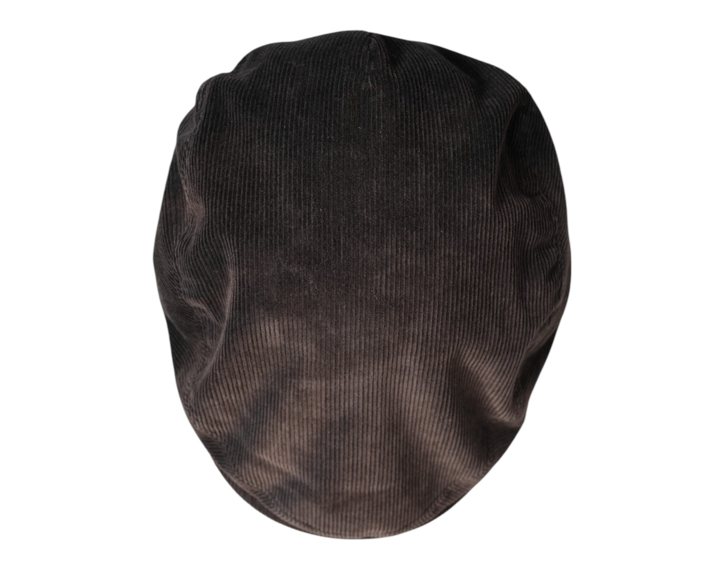 Dolce &amp; Gabbana Brown Cotton Newsboy Capello Cabbie Hat