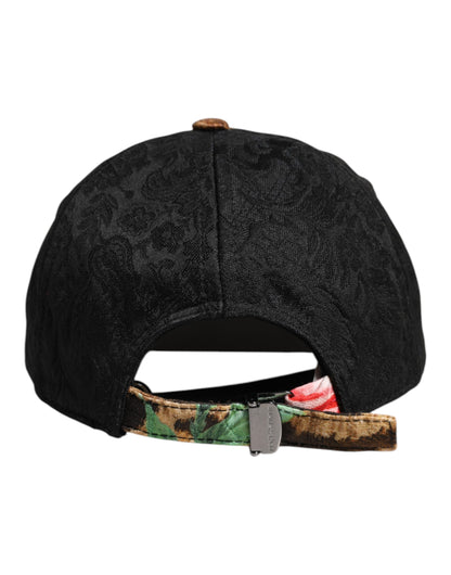 Dolce &amp; Gabbana Multicolor DG Logo Patch 6 Panels Baseball Cap