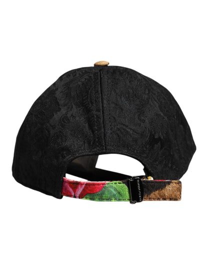Dolce &amp; Gabbana Multicolor DG Logo Patch 6 Panels Baseball Cap
