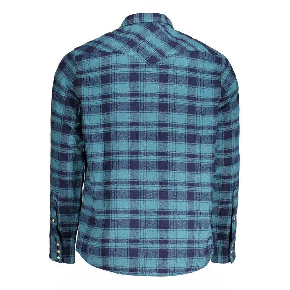 Wrangler Blue Cotton Shirt by Wrangler
