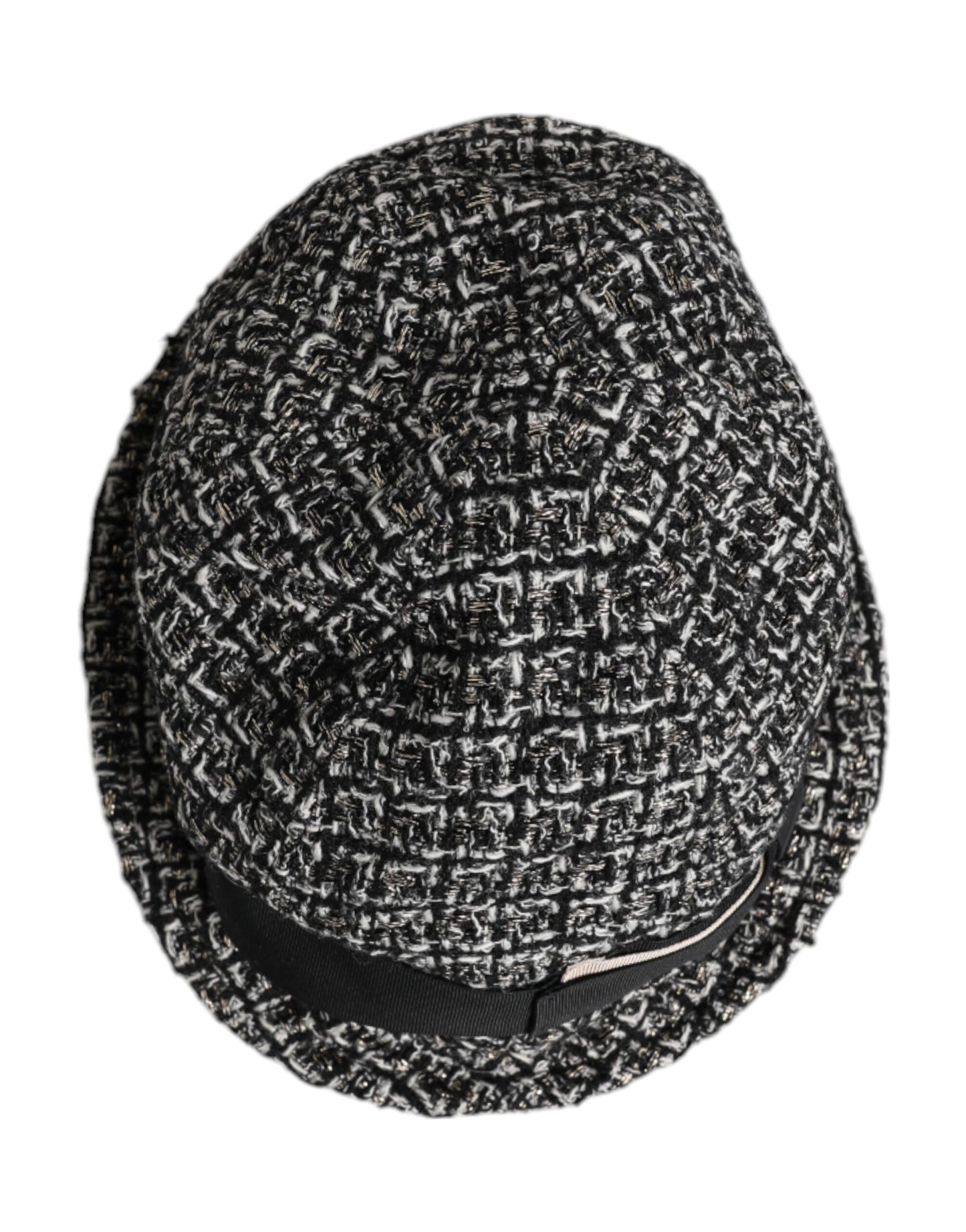 Dolce &amp; Gabbana Black Cotton Blend Bucket Hat