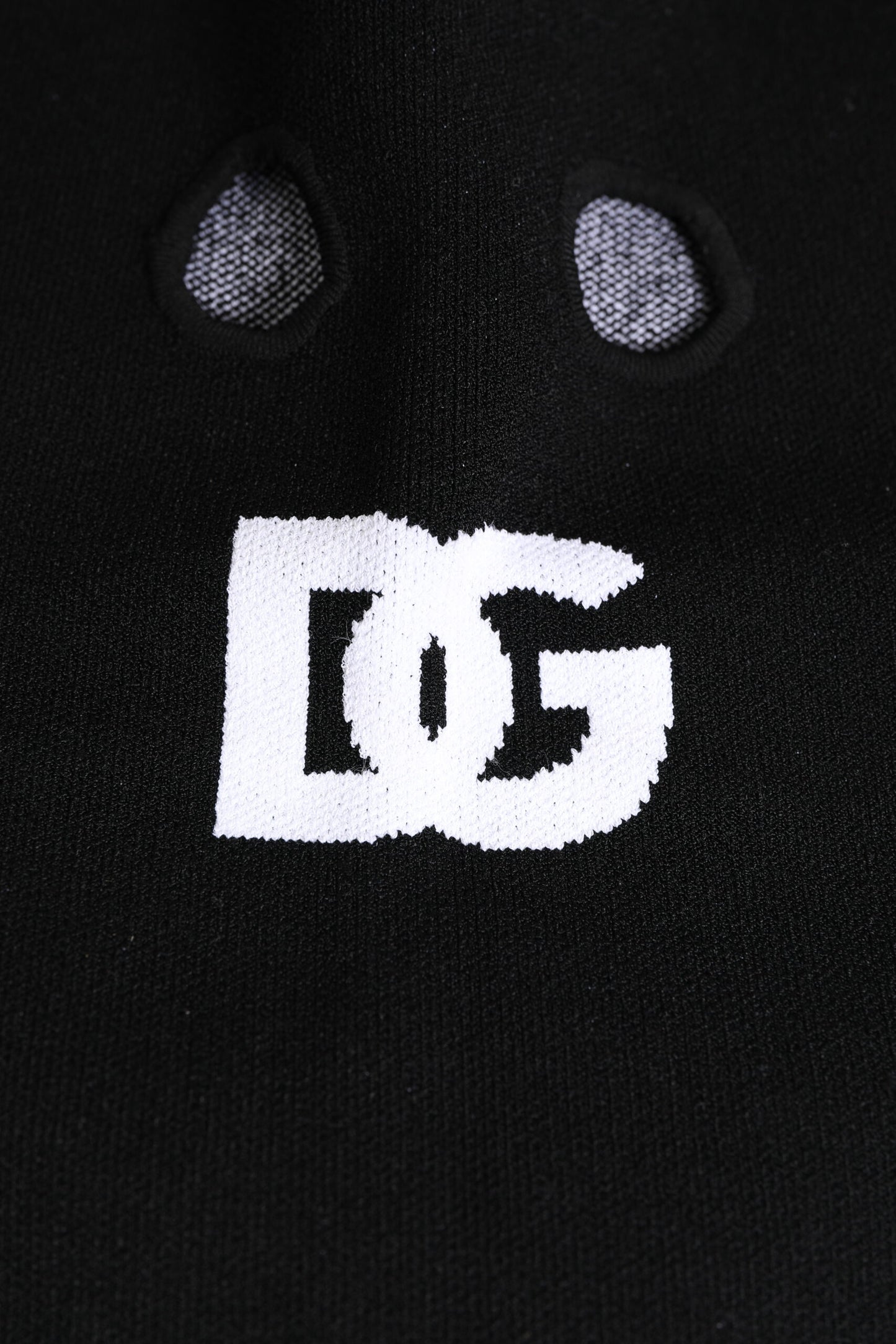 Dolce &amp; Gabbana Black Cashmere Knitted Ski Mask Balaclava Hat