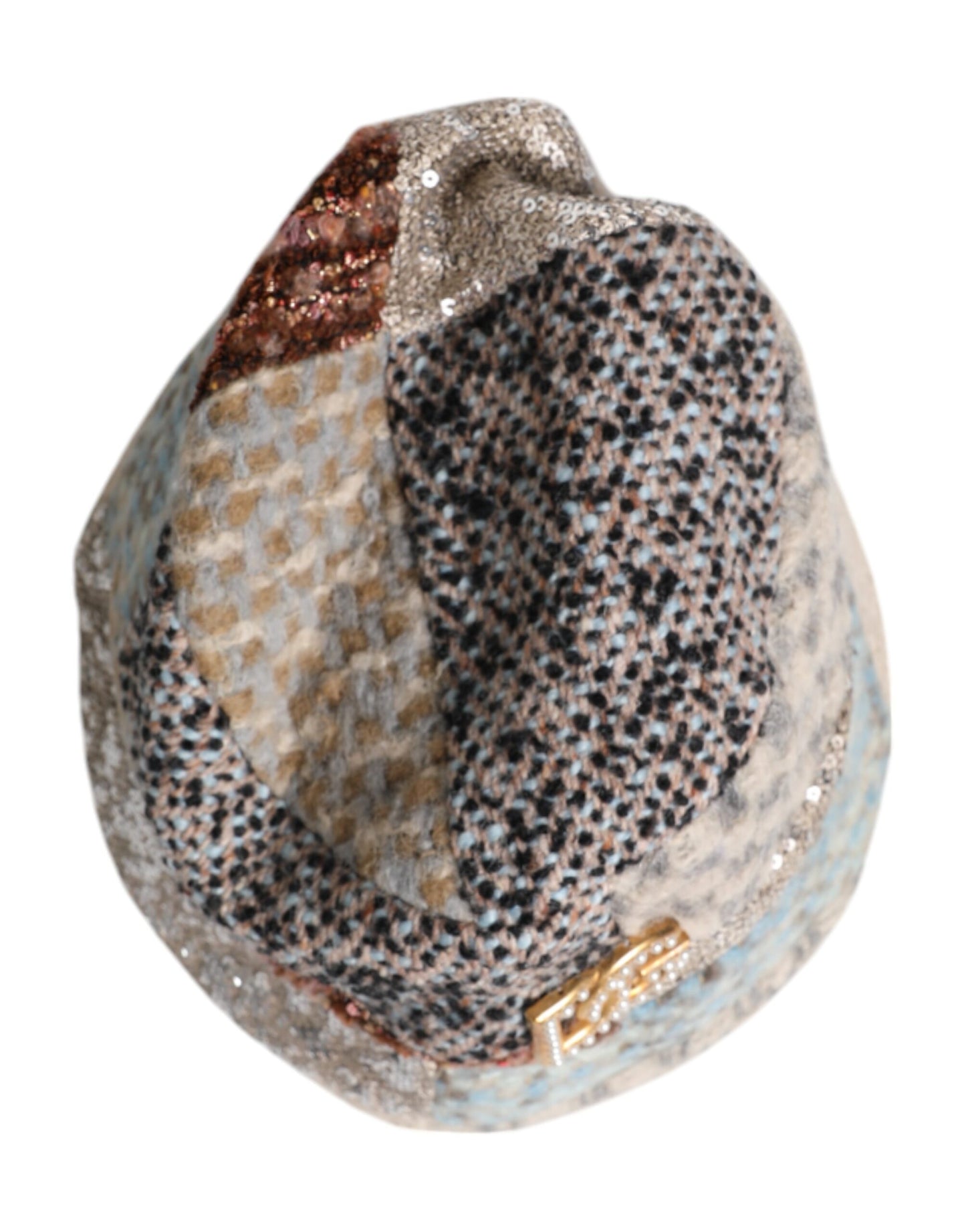 Dolce &amp; Gabbana Multicolor Patchwork Embellished Bucket Hat
