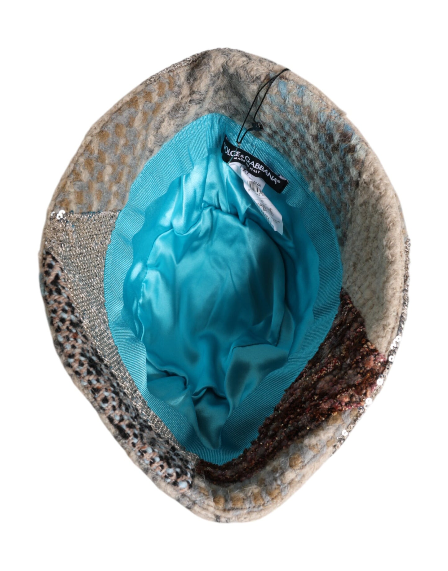 Dolce &amp; Gabbana Multicolor Patchwork Embellished Bucket Hat