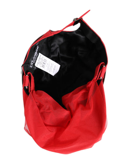 Dolce &amp; Gabbana Red Cotton 6 Panels Women Baseball Cap