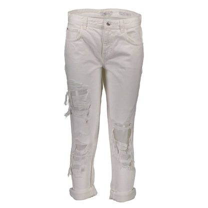 Guess Jeans White Cotton Women Jeans by Guess Jeans