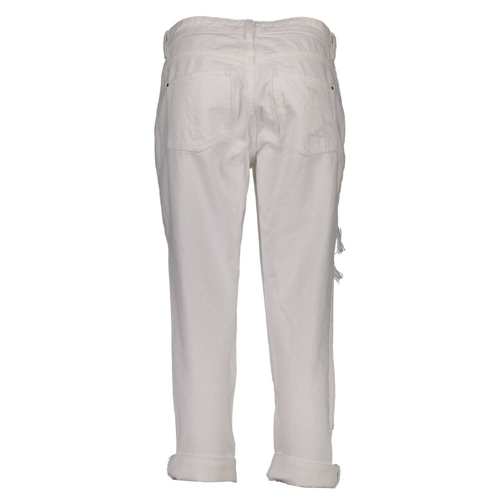 Guess Jeans White Cotton Women Jeans by Guess Jeans
