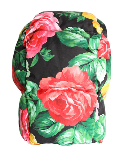 Dolce &amp; Gabbana Multicolor Floral Print Whole Head Wrap Hat