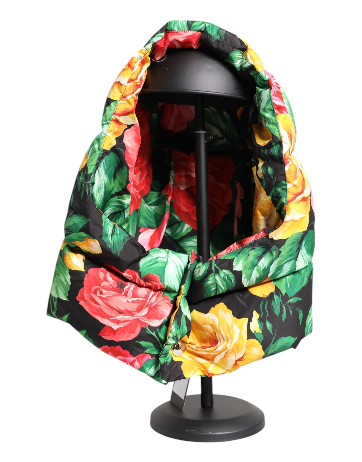 Dolce &amp; Gabbana Multicolor Floral Print Whole Head Wrap Hat