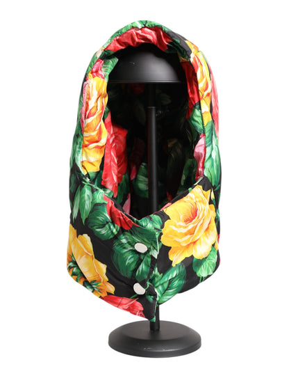 Dolce &amp; Gabbana Multicolor Floral Print Whole Head Wrap Hat