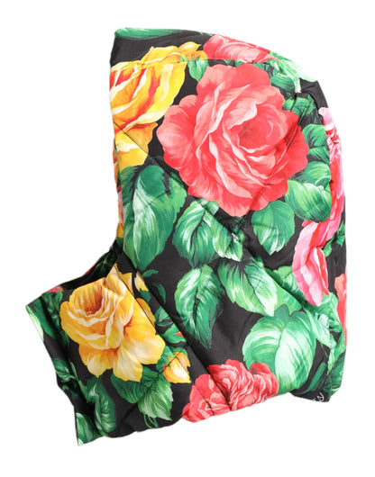 Dolce &amp; Gabbana Multicolor Floral Print Whole Head Wrap Hat
