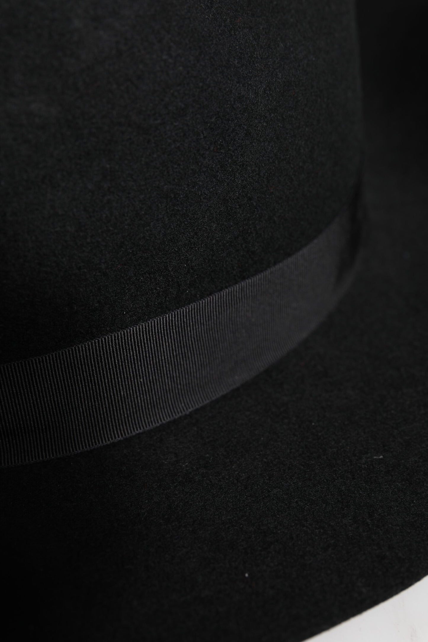 Dolce &amp; Gabbana Black Wide Brim Trilby Fedora Hat