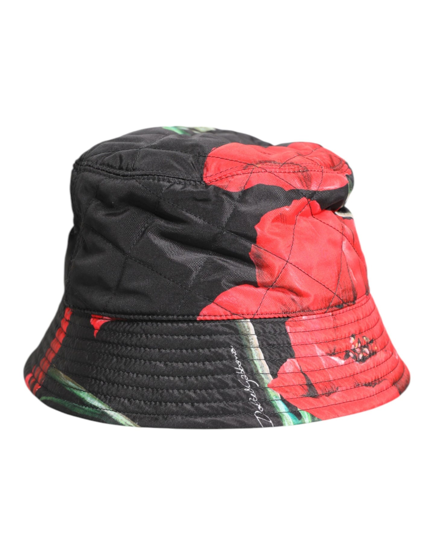 Dolce &amp; Gabbana Multicolor DG Plaque Wide Brim Bucket Hat