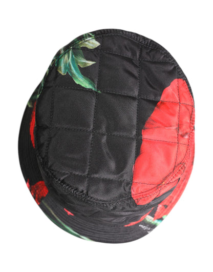 Dolce &amp; Gabbana Multicolor DG Plaque Wide Brim Bucket Hat