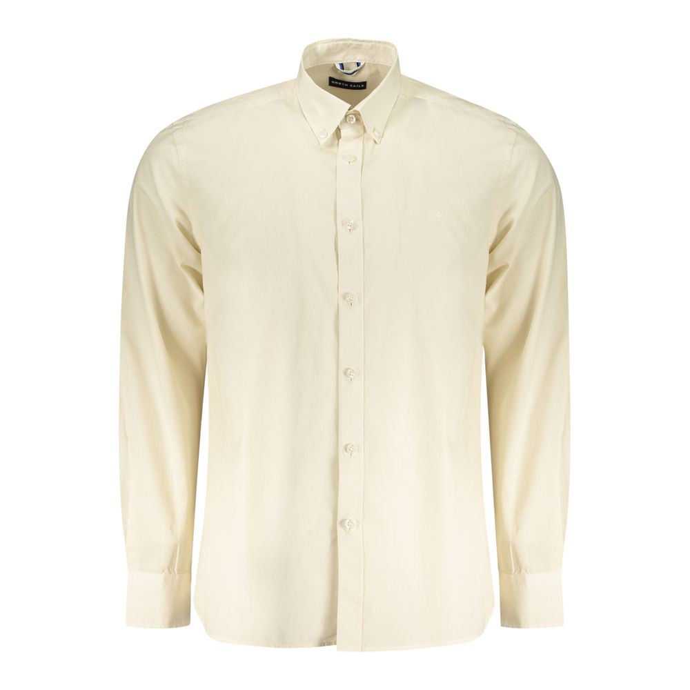 North Sails Beige Cotton Men Shirt by North Sails