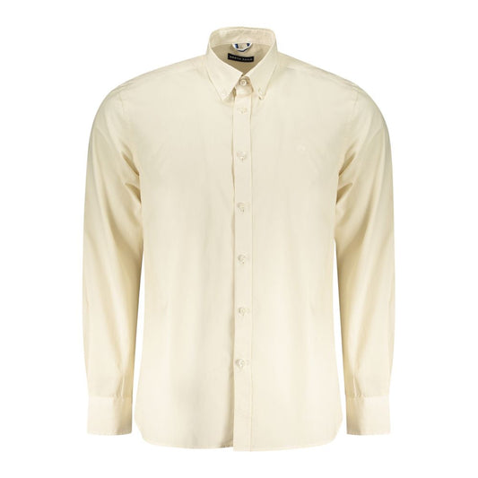 North Sails Beige Cotton Men Shirt by North Sails