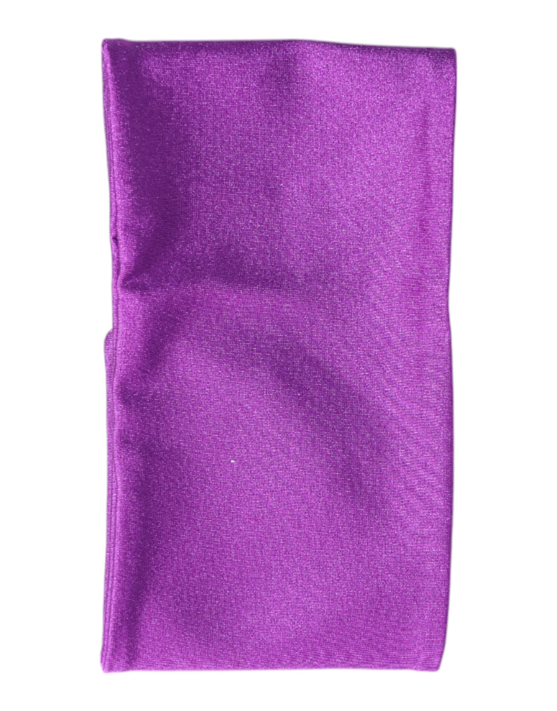 Dolce & Gabbana Purple Nylon Stretch Women Neck Warmer Scarf by Dolce & Gabbana