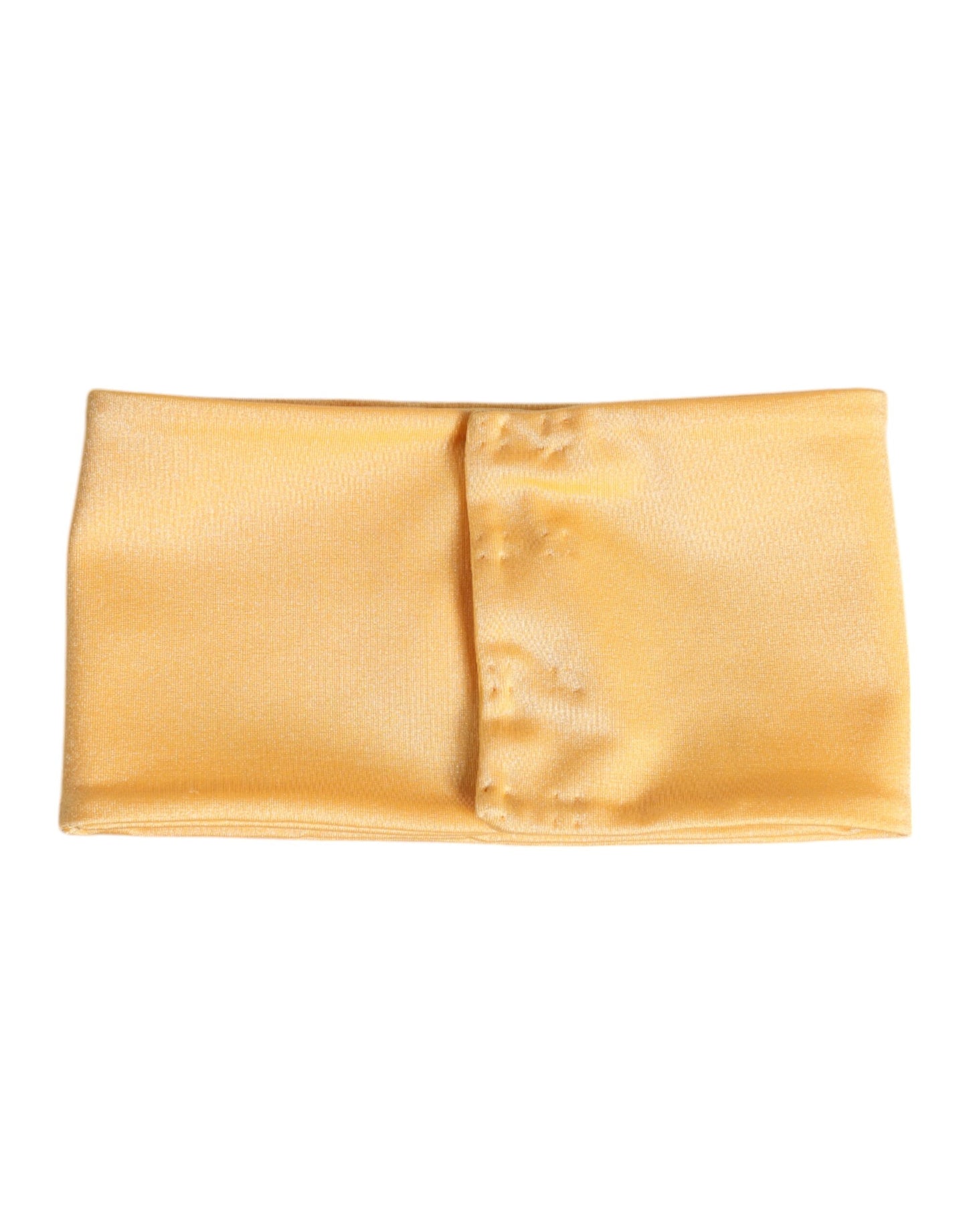 Dolce & Gabbana Yellow Nylon Stretch Women Neck Warmer Scarf by Dolce & Gabbana