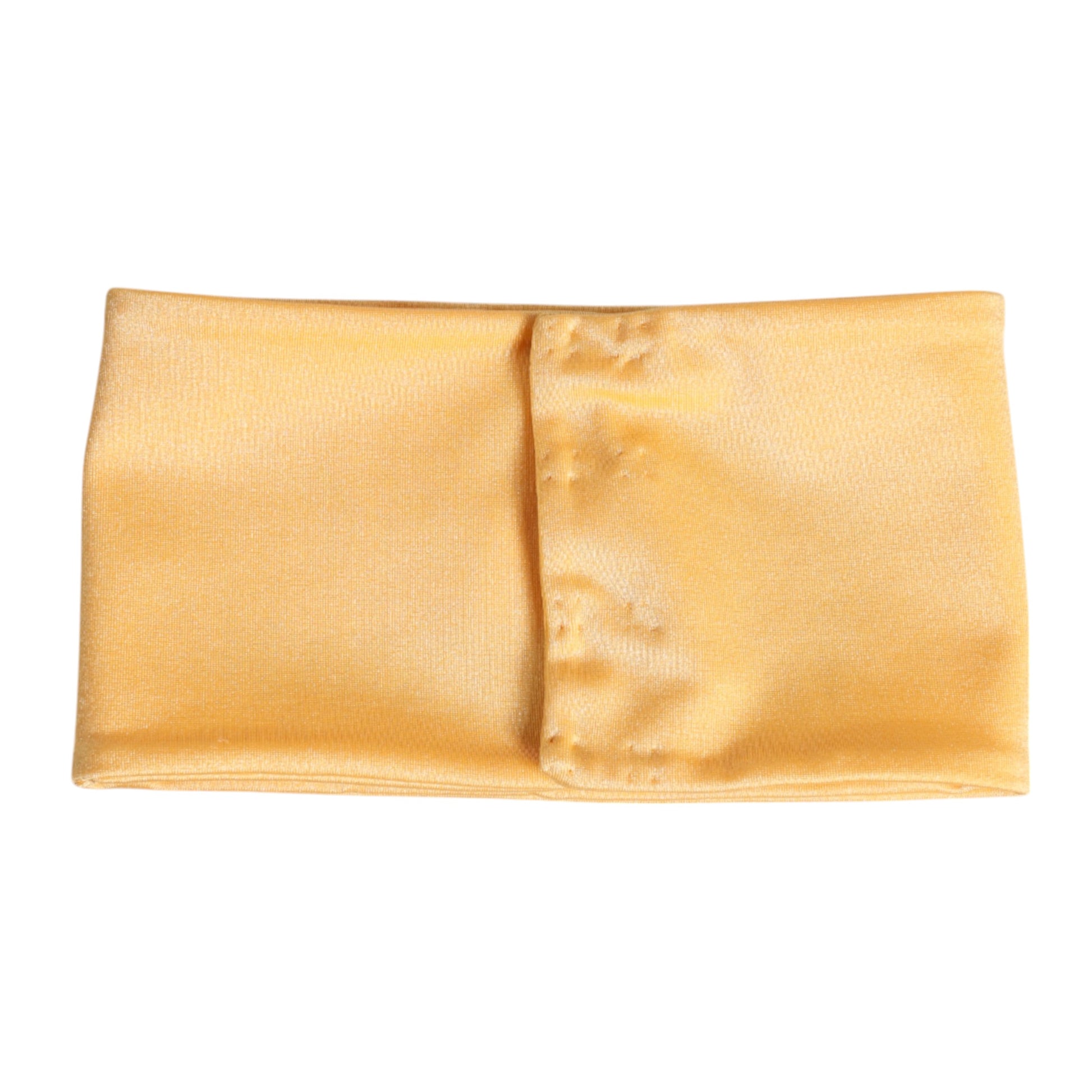 Dolce & Gabbana Yellow Nylon Stretch Women Neck Warmer Scarf by Dolce & Gabbana