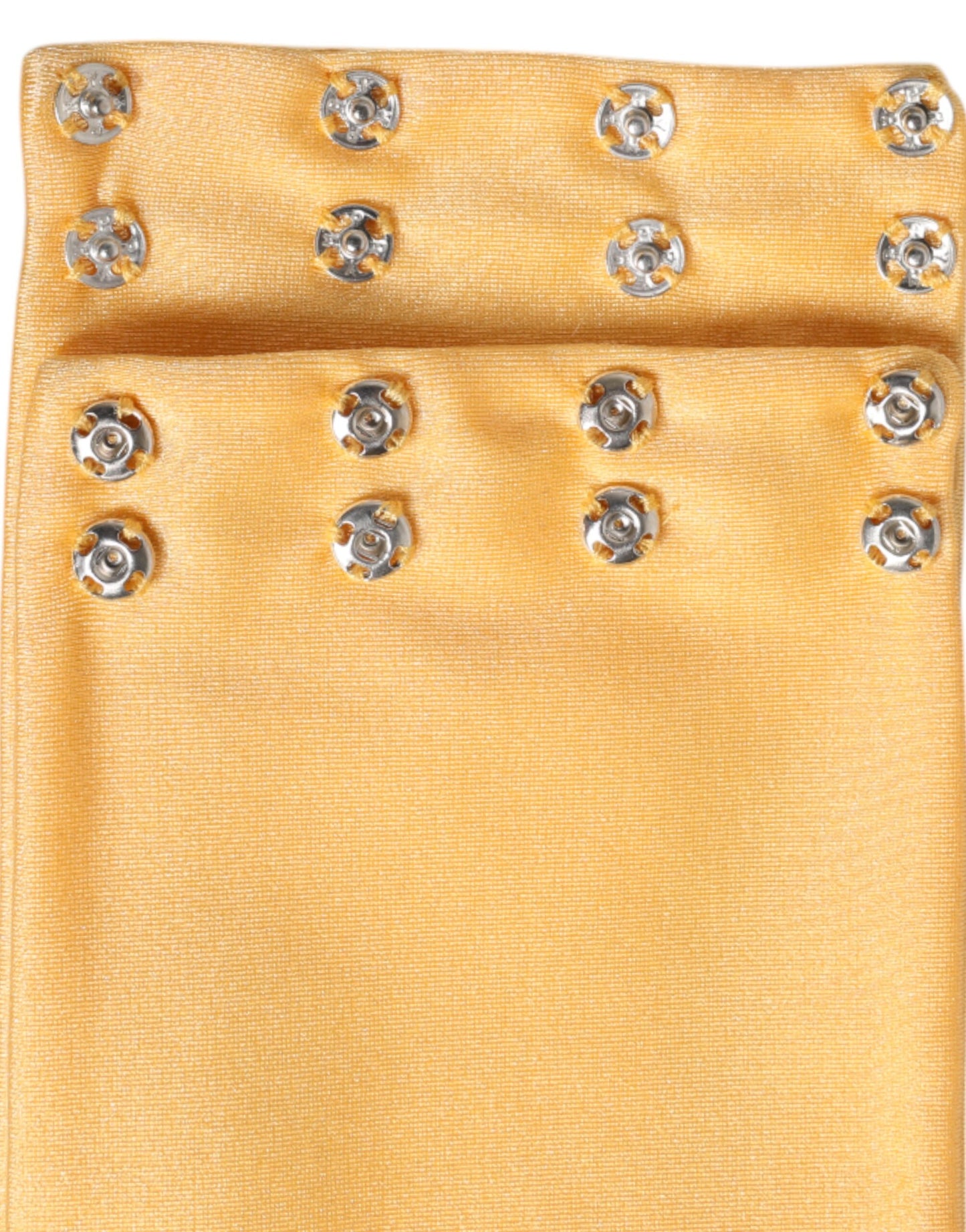 Dolce & Gabbana Yellow Nylon Stretch Women Neck Warmer Scarf by Dolce & Gabbana
