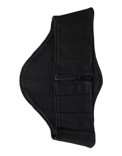Ceinture de smoking en coton noir Dolce &amp; Gabbana