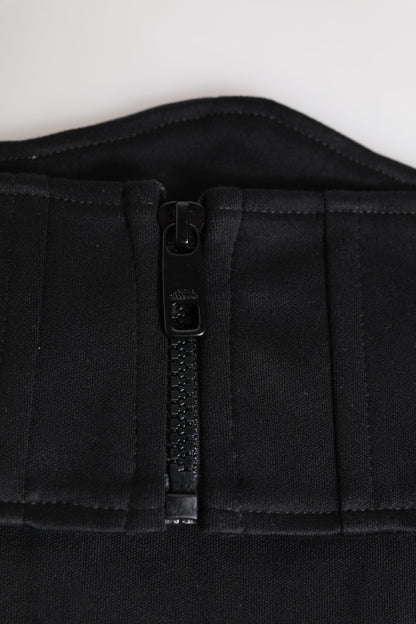 Ceinture de smoking en coton noir Dolce &amp; Gabbana
