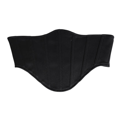 Ceinture de smoking en coton noir Dolce &amp; Gabbana