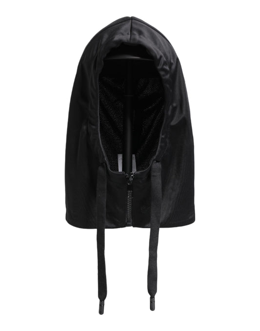 Dolce &amp; Gabbana Black Polyester Whole Head Wrap Hat