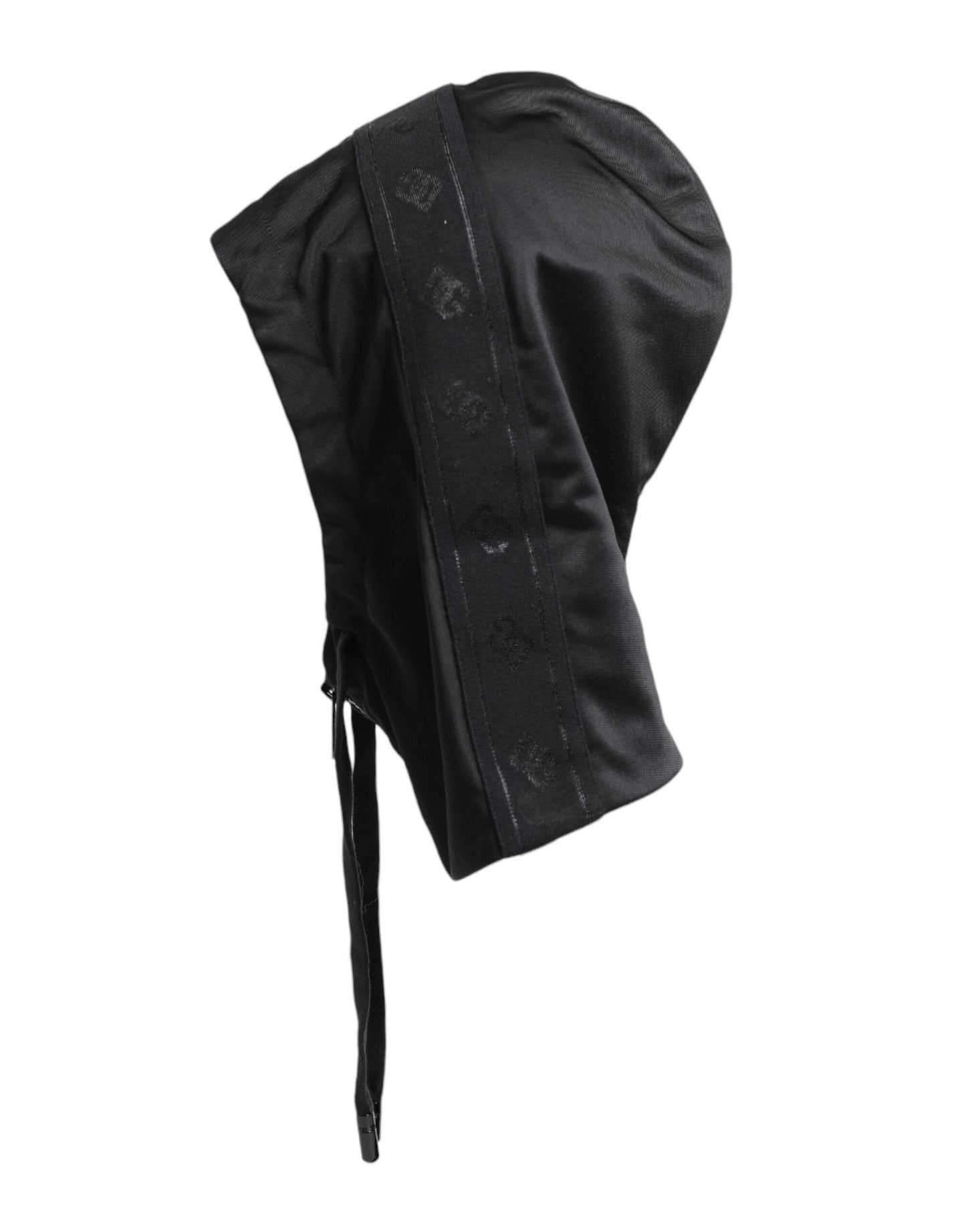 Dolce &amp; Gabbana Black Polyester Whole Head Wrap Hat