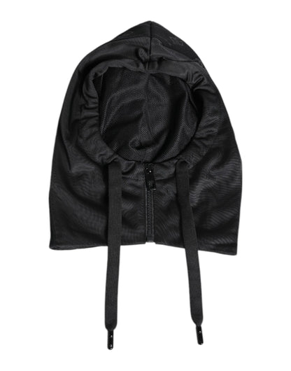 Dolce &amp; Gabbana Black Polyester Whole Head Wrap Hat
