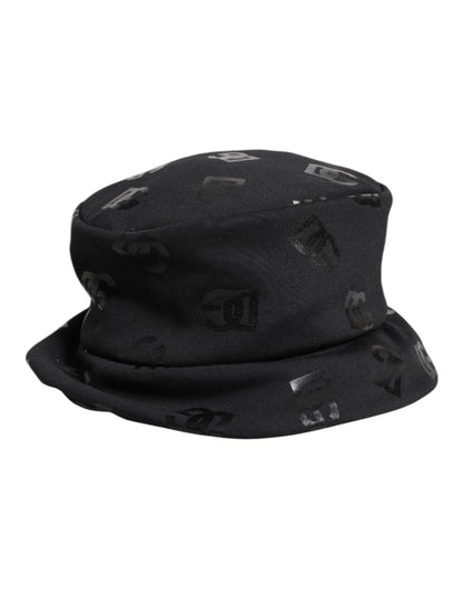 Bob Dolce &amp; Gabbana en polyester jacquard noir avec monogramme DG
