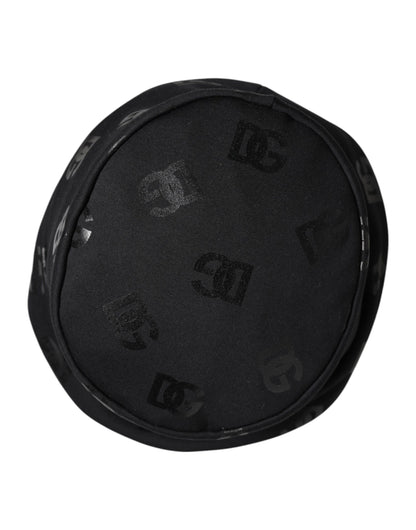 Bob Dolce &amp; Gabbana en polyester jacquard noir avec monogramme DG