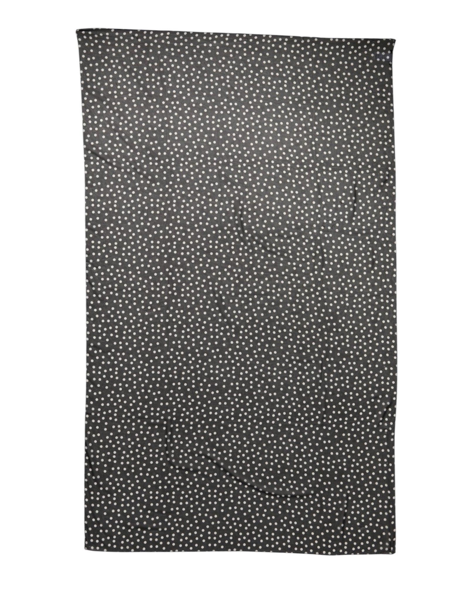 Dolce & Gabbana Black Polka Dots Polyester Wrap Shawl Scarf by Dolce & Gabbana