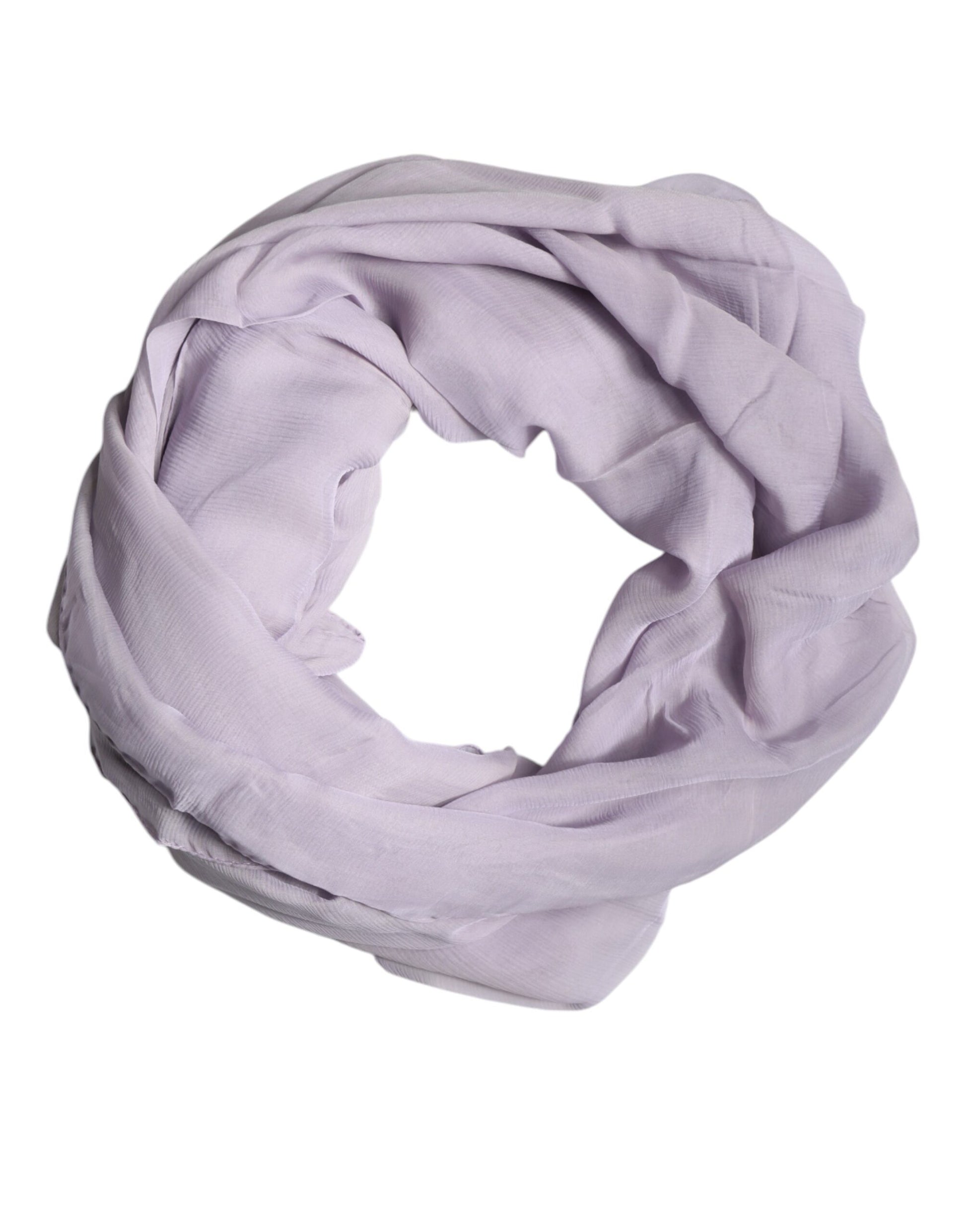 Dolce & Gabbana Purple Silk Rectangle Wrap Shawl Scarf by Dolce & Gabbana