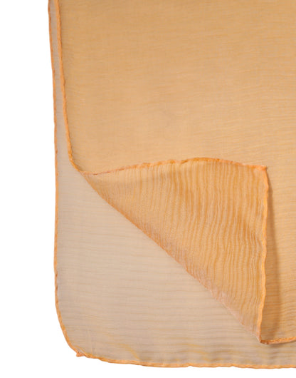 Dolce & Gabbana Orange Silk Rectangle Wrap Shawl Scarf by Dolce & Gabbana
