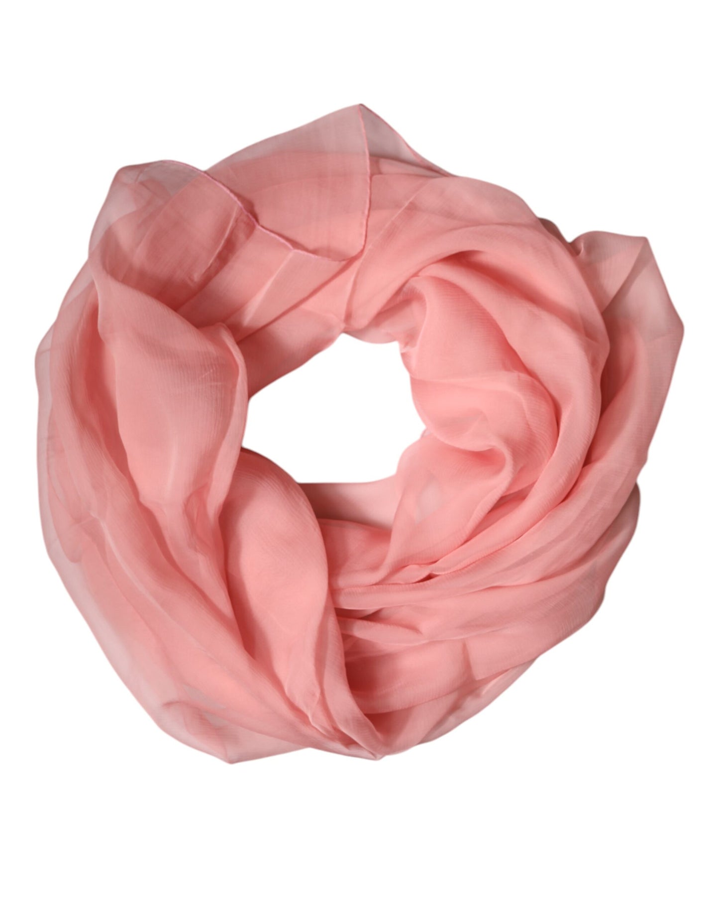 Dolce & Gabbana Pink Silk Rectangle Women Wrap Shawl Scarf by Dolce & Gabbana