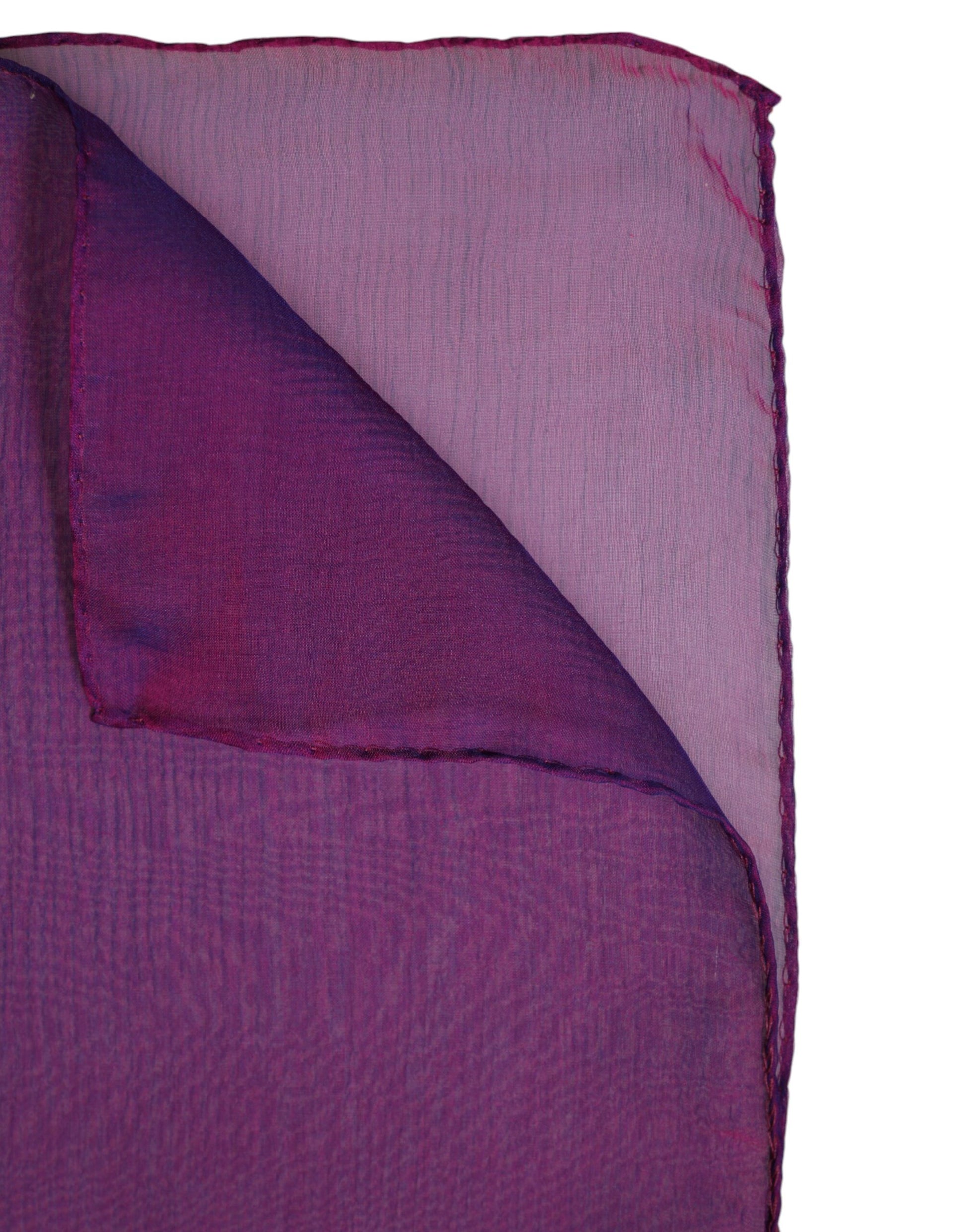 Dolce & Gabbana Purple Silk Rectangle Wrap Shawl Scarf by Dolce & Gabbana