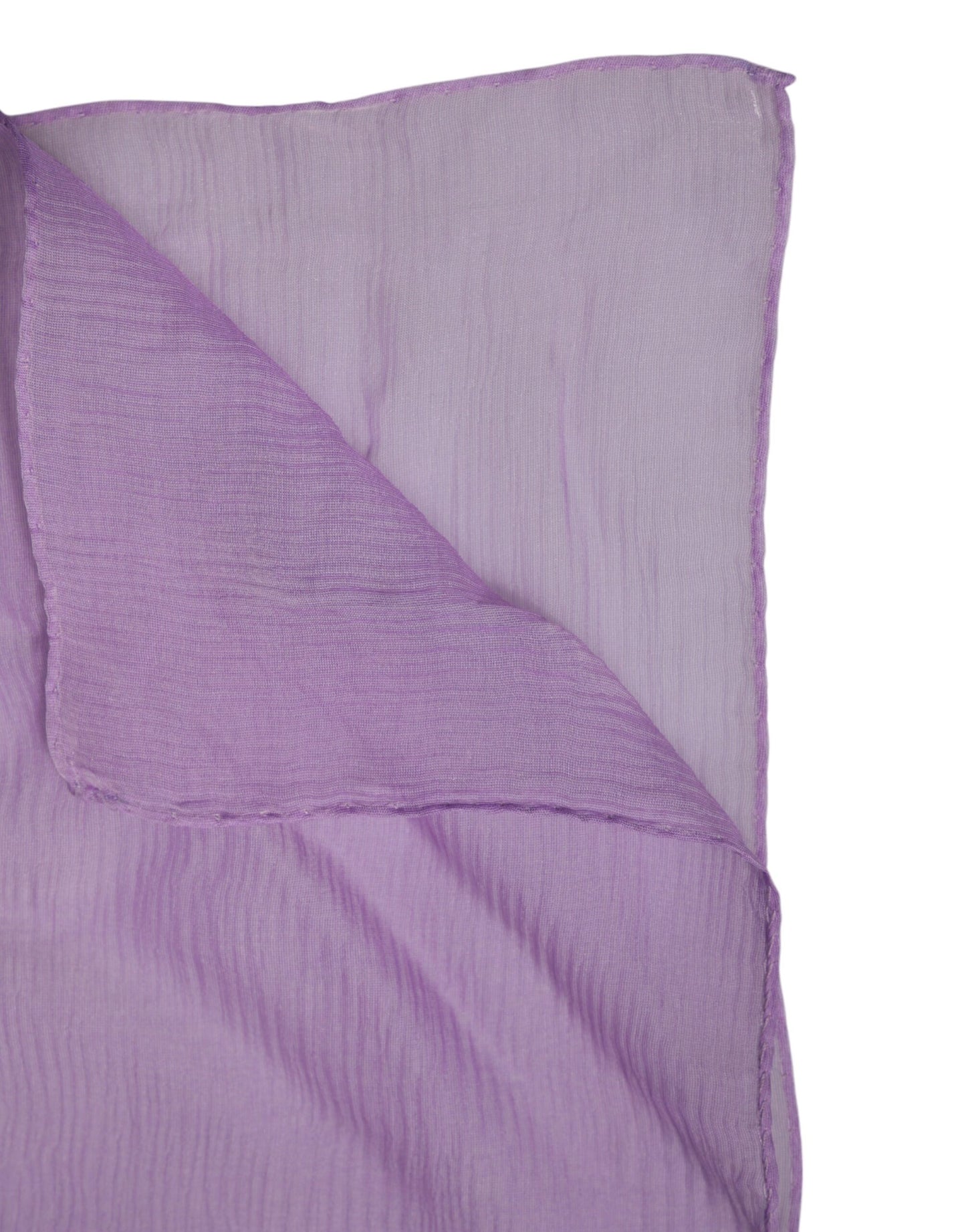Dolce & Gabbana Purple Silk Rectangle Wrap Shawl Scarf by Dolce & Gabbana