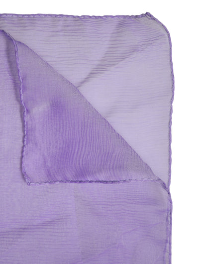 Dolce & Gabbana Purple Silk Rectangle Wrap Shawl Scarf by Dolce & Gabbana