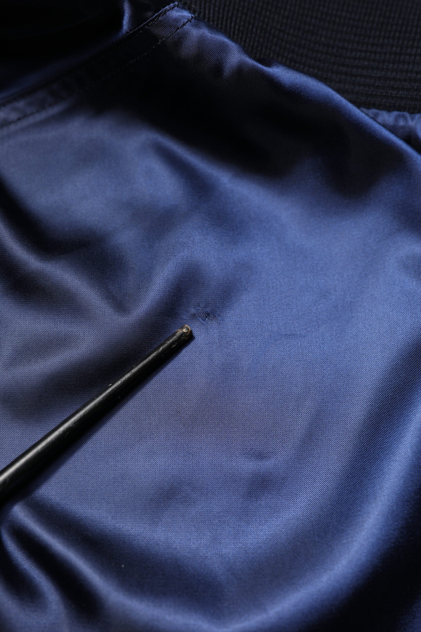 Dolce &amp; Gabbana Blue Nylon DG Crown Full Zip Bomber Jacket