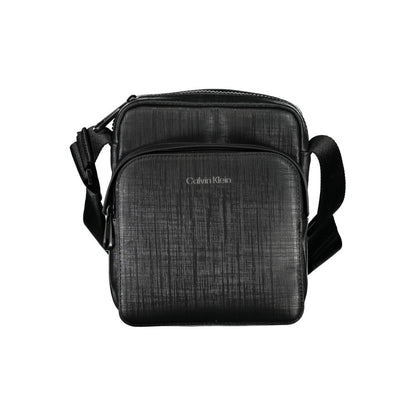 Sac à bandoulière noir élégant Calvin Klein avec détails contrastés