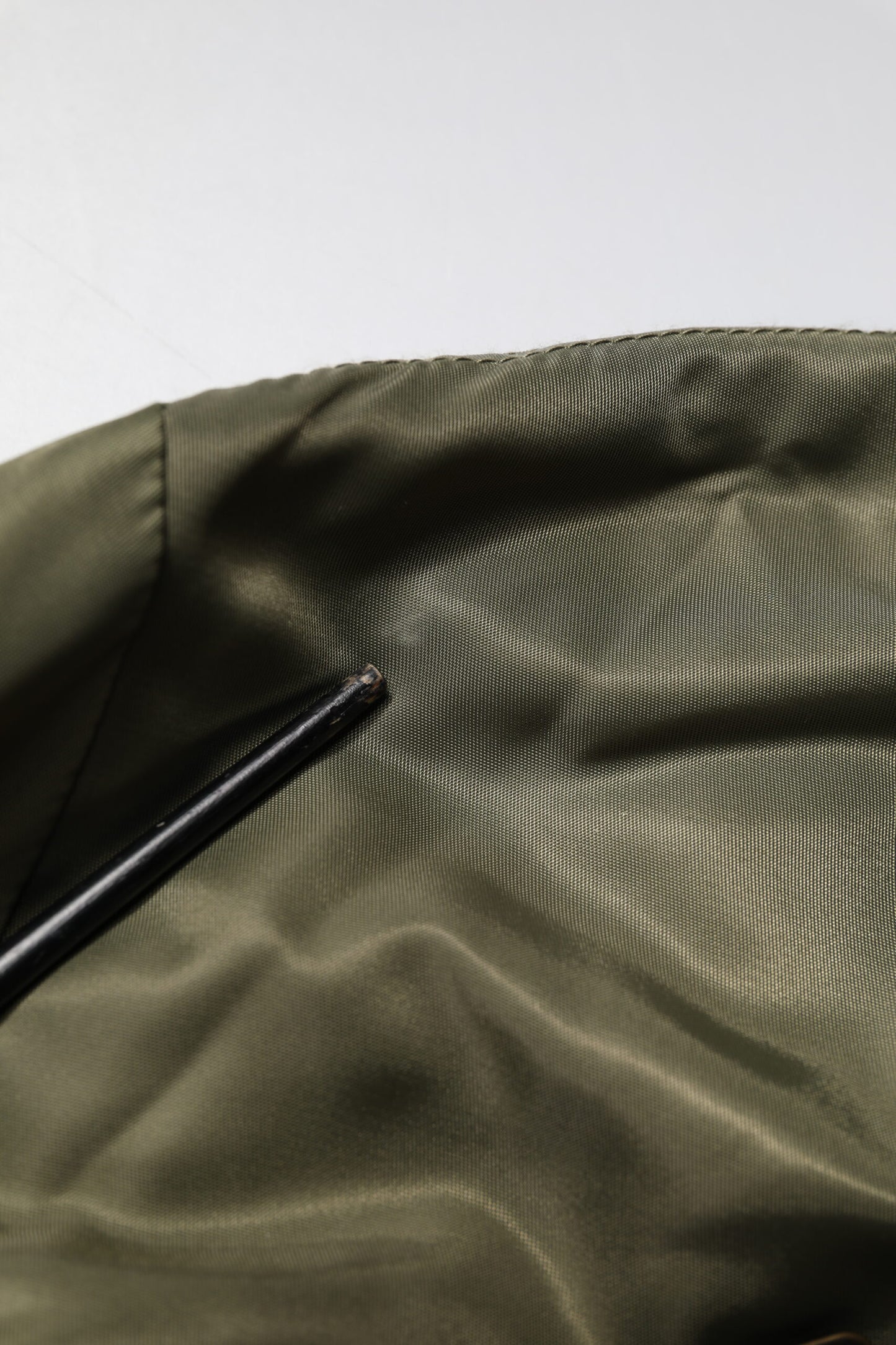 Dolce &amp; Gabbana Green Nylon Full Zip Men Bomber Jacket