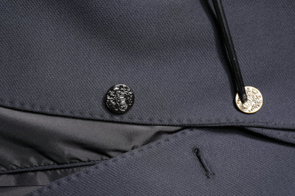 Dolce &amp; Gabbana Veste en coton bleu foncé pour homme