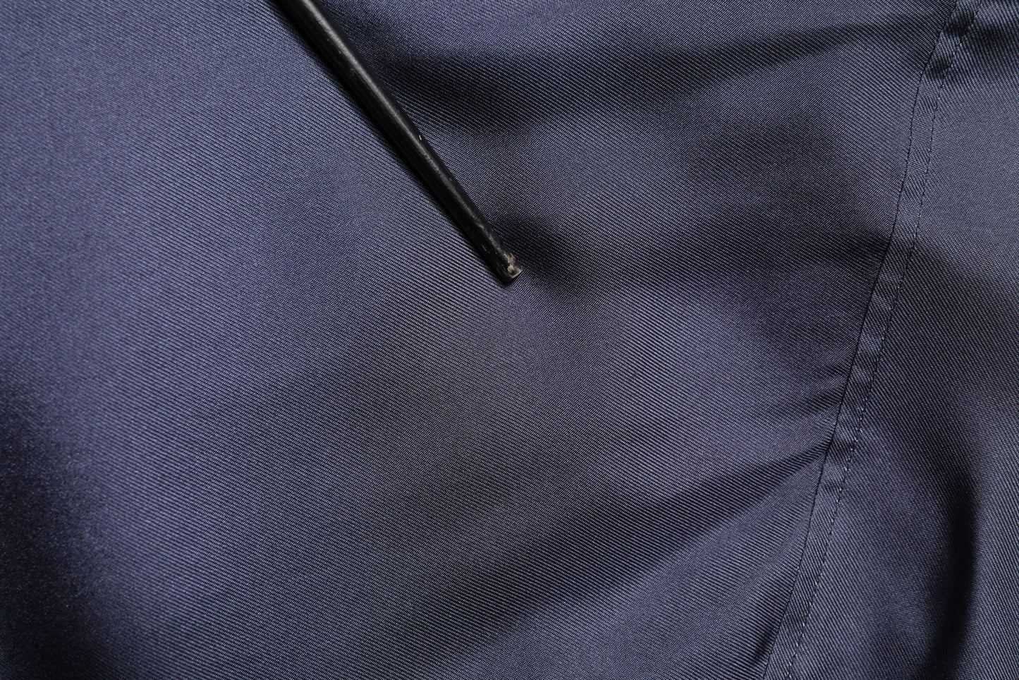 Dolce & Gabbana Dark Blue Silk Double Breasted Shirt by Dolce & Gabbana
