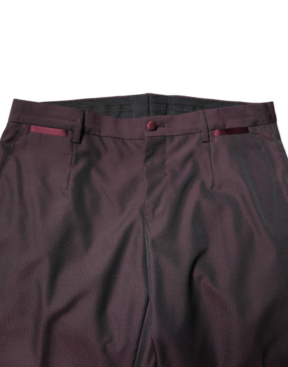 Costume formel 2 pièces marron à boutonnage simple Dolce &amp; Gabbana