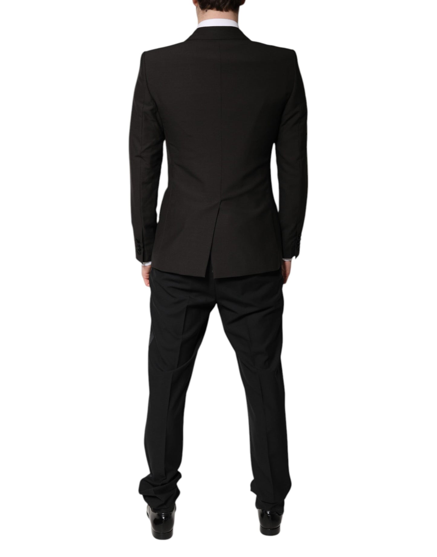 Costume formel 3 pièces noir à boutonnage simple Dolce &amp; Gabbana