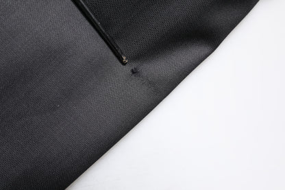 Costume 2 pièces simple boutonnage en laine gris foncé Dolce &amp; Gabbana