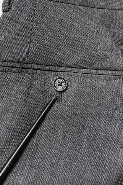 Costume 2 pièces simple boutonnage en laine grise Dolce &amp; Gabbana