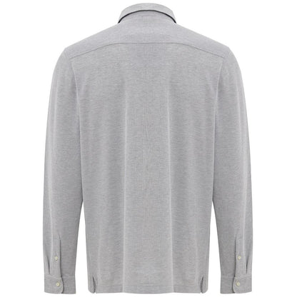 Corneliani Gray Cotton Shirt by Corneliani