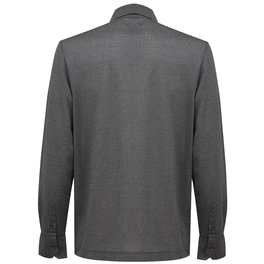 Canali Gray Cotton Shirt by Canali